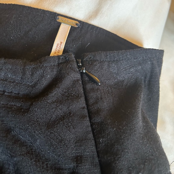 Free People Black Polka Dot Skirt - Picture 3 of 9